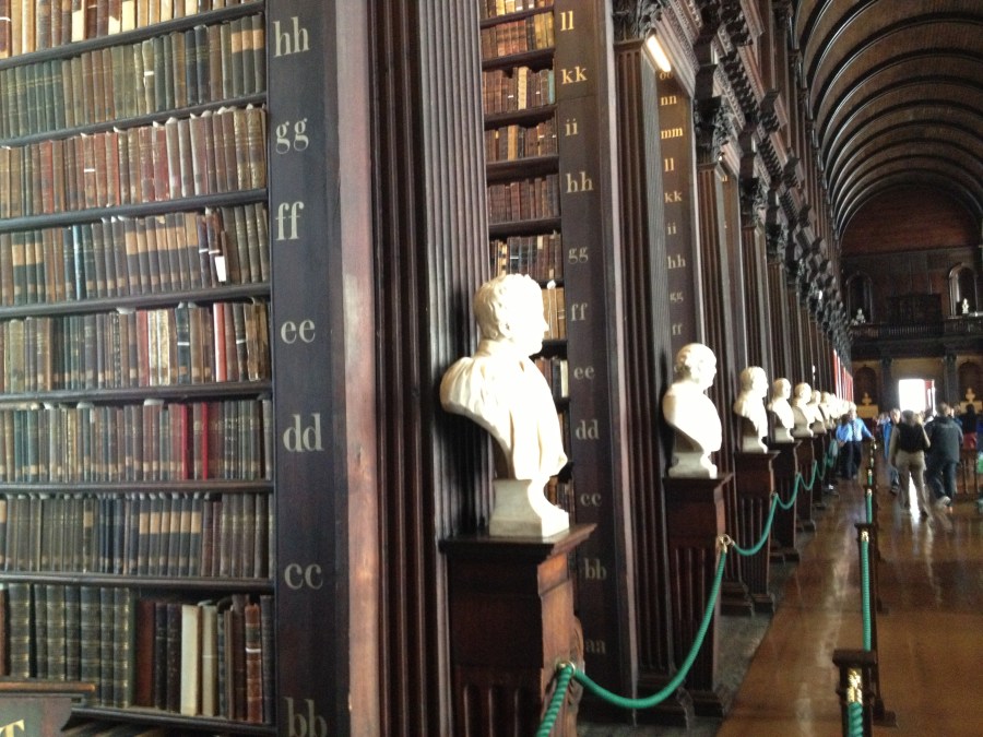 Sculpture Busts of Long Room Trinity College, Dublin, cpywriteArran Henderson