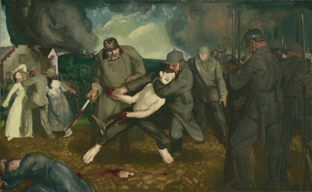 the-germans-arrive-by-george-bellows-1918