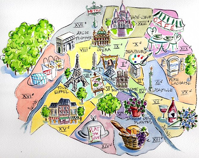 Paris-Map