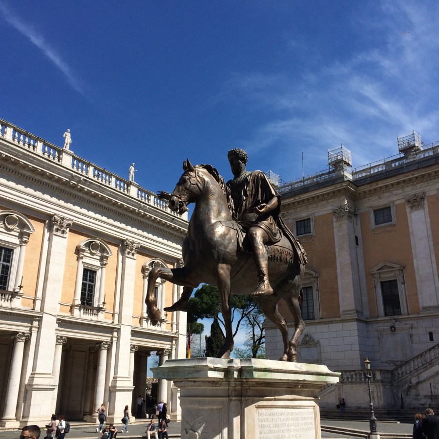 Capitiline Hill, Marcus Aurellius, Rome, by Arran Henderson