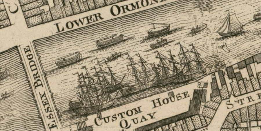 SHIPS AT OLD CUSTOMS HOUSE