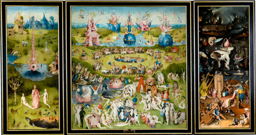 Hieronymus Bosch, “The Garden of Earthly Delights,” Museo del Prado, Madrid.