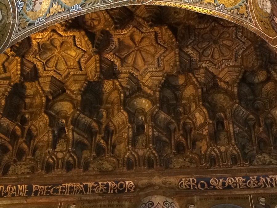 Arab ceiling 2 Cappella Palatina Palermo Pic by Arran Q Henderson & Dublin Decoded.JPG