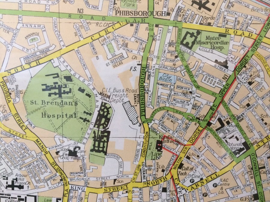 Grangegorman OS MAP 1